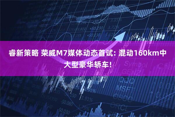 睿新策略 荣威M7媒体动态首试: 混动160km中大型豪华轿车!